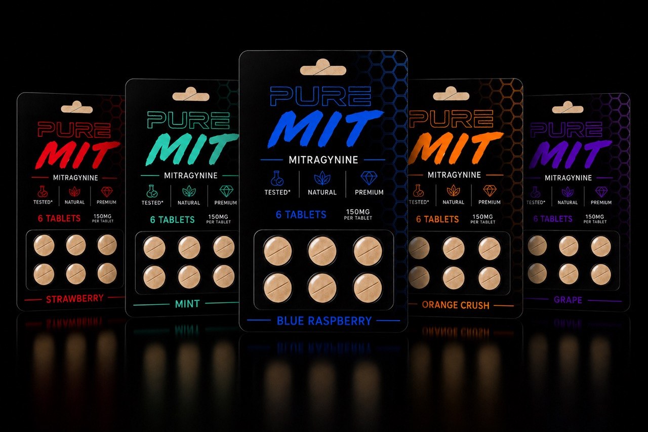 Pure MIT Kratom Tablets - All Flavors